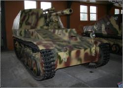 Walkaround легкая самоходная гаубица Sd.Kfz. 124 Wespe, Музей бронетанкового вооружения и техники