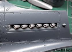 A.M.U.R.Reaver выхлопные патрубки для P-400 и P-39 1/48