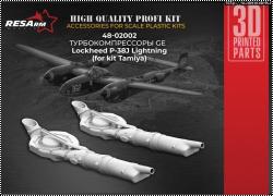 Анонс RESArm турбокомпрессоры GE 1/48 P-38J Lighting (Tamiya)