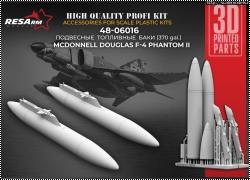 Анонс RESArm 1/48 подвесные топливные баки (370 gal.) для McDonnell Douglas F-4 Phan