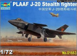 Trumpeter 1/72 J-20 (китайский истребитель 5-го поколения) - Модель или подделка?