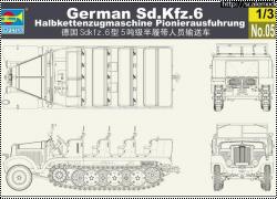  Trumpeter: Sd.kfz. 6 Pioneer Version