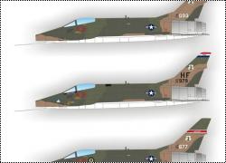 Новинка Caracal Models декаль 1/48 Air National Guard F-100C/D/F