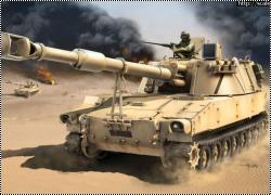 Новинка Kinetic: 1/35 M109A2 Howitzer Self-Propelled Gun