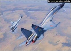 Trumpeter 1/72 J-11B: фото отливок