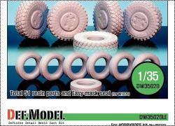 Новинка DEF Model: 1/35 U.S M1070 & M1000 HETS Sagged Wheel set