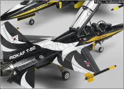  Academy: 1/48 ROKAF T-50B Black Eagles