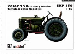 Новинка SKP MODEL: 1/35 Zetor 25A Tractor