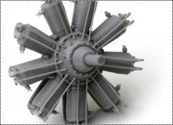 Новинка Small Stuff: 1/72 двигатель Clerget 9B/Z (130/110 hp)