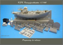  A.B.&Kmodels 1/144 KFK Kriegsfischkutter