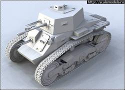  DneproModel 1/35 Straussler V-4 Hungarian light tank 