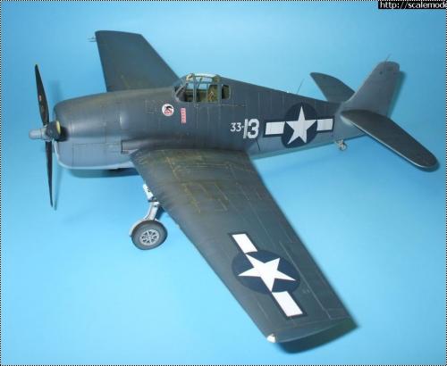Eduard 1/48 Grumman F6F-3 Hellcat BuNo. 25813, Lt. C. Ken Hildebrandt,  VF-33, Ondonga, Desember, 1943.