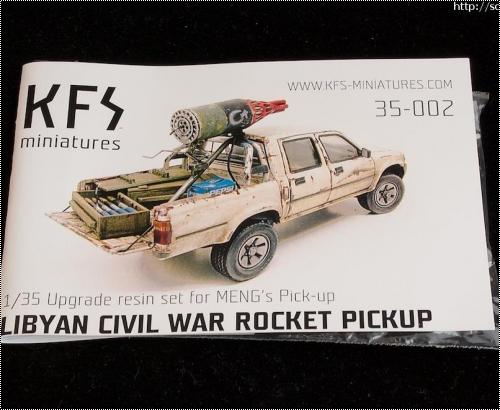  KFS Miniatures 1/35 Libian Rocket Pickup Upgrade set -   