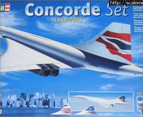  Revell 1/144 Concorde - - c