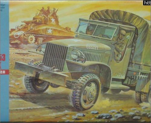  Hasegawa 1/72 GMC CCKW-353 Cargo truck