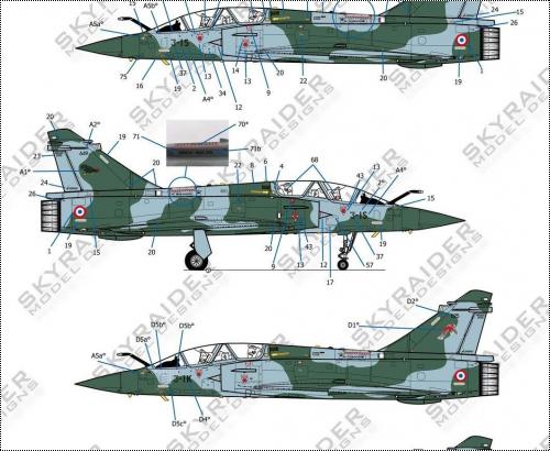  Skyraider Model Design 1/48   Mirage 2000D