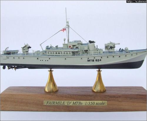 White Ensign Models 1/350 Fairmile type D MTB624