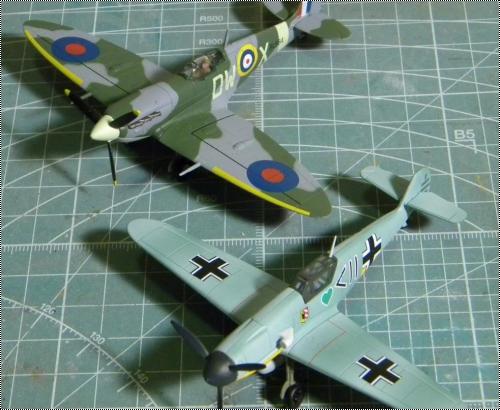 Doyusha/Airfix 1/100 Spitfire Mk.Vb  Bf-109F -   ? !