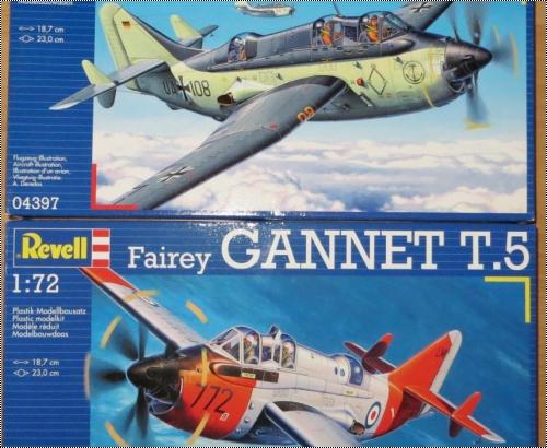  Revell 1/72 Fairey Gannet AS Mk 1/4  Fairey Gannet T.5