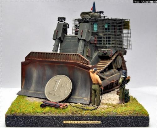  Balaton Model 1/72 IDF D9R armored dozer
