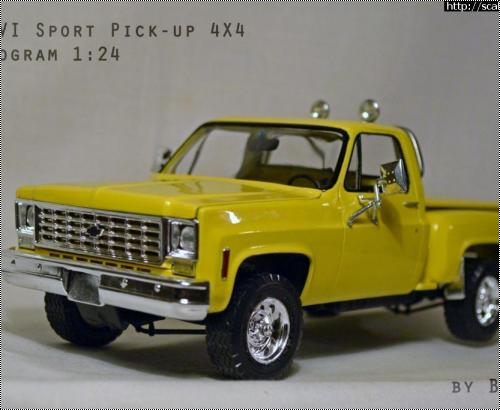 Monogram 1/24 CHEVY Sport Pick-up
