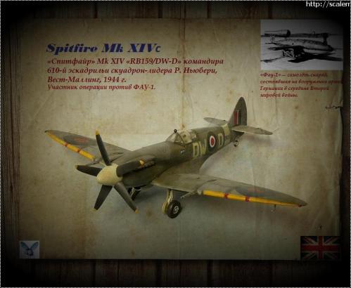 Academy 1/72 Spitfire Mk XIV